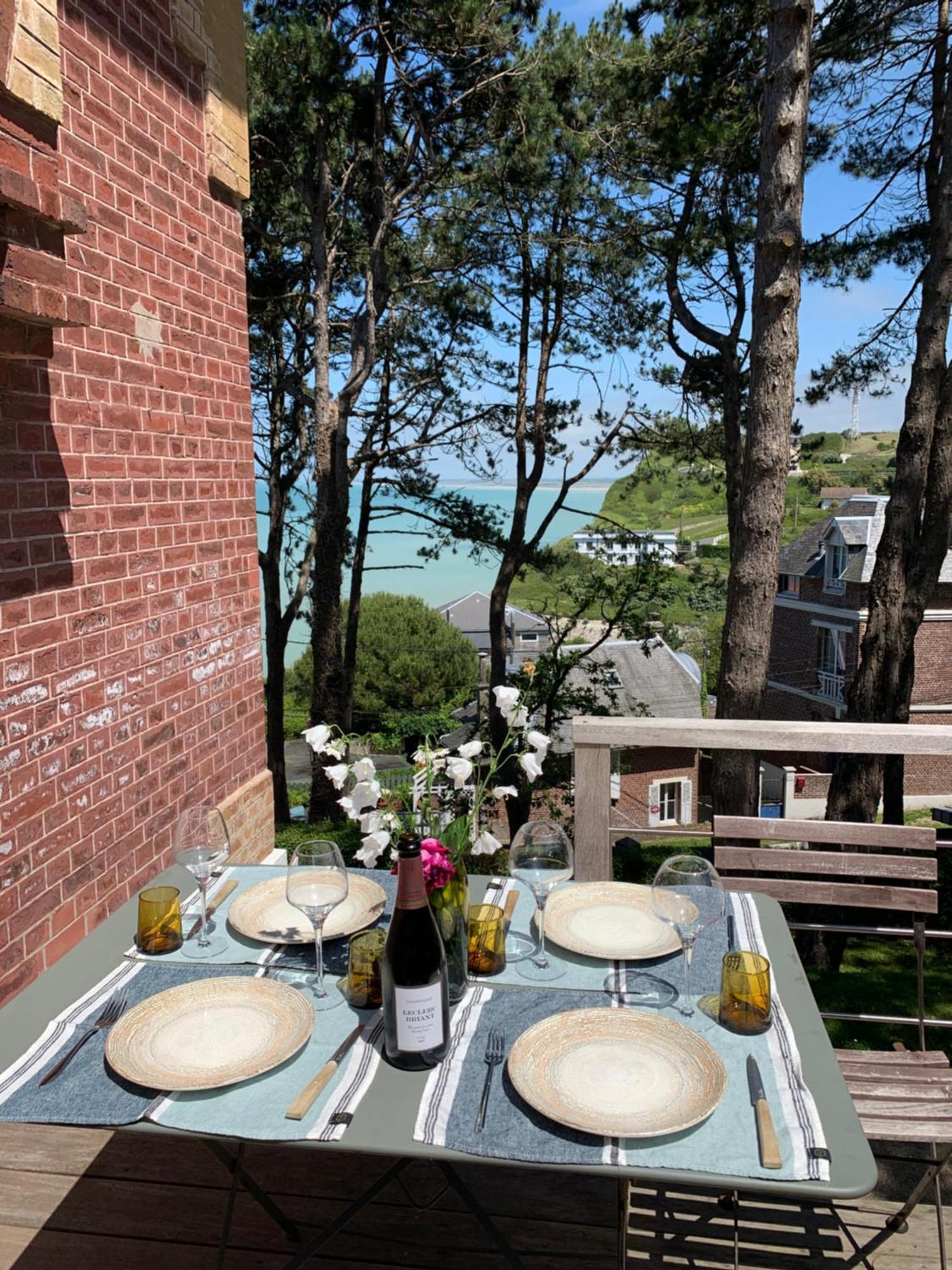 Villa Vue Mer Panoramique En Baie De Somme Ault Buitenkant foto